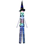 Luci a sospensione a LED di Halloween Luci decorative per festival di fantasmi, Stile: Scheletro (colorato)