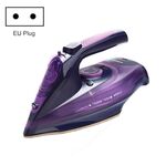 2400W Ferro da stiro a vapore portatile per indumenti da stiro a vapore per uso domestico, spina UE (viola)