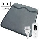 Scaldapiedi elettrico da 60 W per donna, uomo, coperta riscaldante, spina americana, 120 V (grigio scuro)
