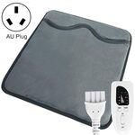 Scaldapiedi elettrico da 60 W per donna, uomo, coperta riscaldante, spina AU 240 V (grigio scuro)