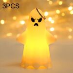 3PCS Halloween Decorazione Bambini Portatile Fantasma Zucca Luce Notturna (Tipo C)