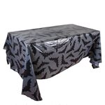 3PCS Natale Halloween Party Decorazione Evento Tovaglia (Pipistrello Grigio)
