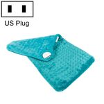 FY-1224 30x60cm Coperta elettrica multifunzionale con controllo della temperatura intelligente, colore: blu pavone (spina americana)