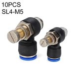 SL4-M5 LAIZE 10 pezzi Valvola a farfalla Connettore pneumatico a montaggio rapido