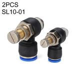 SL10-01 LAIZE 10 pezzi Valvola a farfalla Connettore pneumatico a montaggio rapido
