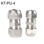KT-PU-4 Connettore per tubo in rame con raccordo rapido pneumatico dritto in rame nichelato LAIZE