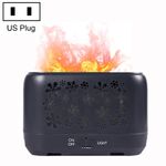 Simulazione 3D desktop umidificatore per macchina affumicata con incenso di fiamma, colore:grigio (spina americana)