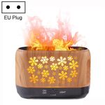 Simulazione 3D desktop Umidificatore per macchina affumicata con incenso di fiamma, Colore: Grana del legno chiaro (spina UE)