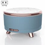 Diffusore di aromaterapia ad ultrasuoni Umidificatore Diffusore di oli essenziali Spina americana (blu cielo)