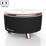 Diffusore di aromaterapia ad ultrasuoni Umidificatore Diffusore di oli essenziali Spina americana (nero avanzato)