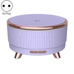 Diffusore di aromaterapia ad ultrasuoni Umidificatore Diffusore di oli essenziali Spina europea (Punto fiore viola)
