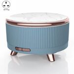 Diffusore di aromaterapia ad ultrasuoni Umidificatore Diffusore di oli essenziali Spina britannica (blu cielo)