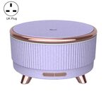 Diffusore di aromaterapia ad ultrasuoni Umidificatore Diffusore di oli essenziali Spina UK (Punto di fiori viola)