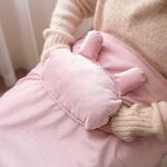 AI-540 72x115cm USB Scaldacorpo Coperta Riscaldatore per ufficio Scialle riscaldante elettrico(Rosa)