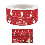 10 PCS Adesivi di Natale Giocattoli per bambini Holiday Cartoon Tabel, Dimensioni: 25x75mm(K-231)