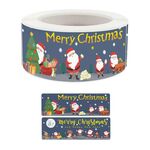 10 PCS Adesivi di Natale Giocattoli per bambini Holiday Cartoon Tabel, Dimensioni: 25x75mm (K-233)