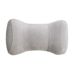 Cuscino per dormire del sedile della colonna vertebrale cervicale del poggiatesta del cotone di memoria dell'automobile (grigio)