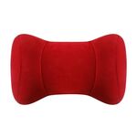 Cuscino per dormire del sedile della colonna vertebrale cervicale del poggiatesta del cotone di memoria dell'automobile (rosso)