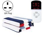 Materasso elettrico per coperta elettrica a temperatura regolabile a controllo singolo 150x80 cm (spina del Regno Unito)