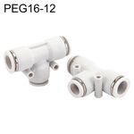 PEG16-12 LAIZE PW Raccordo pneumatico a raccordo rapido con riduzione a T tipo T