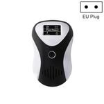 Repellente per mouse multifunzione a ultrasuoni Repellente per insetti silenzioso a risparmio energetico, Tipo di spina: Spina europea (bianco nero)