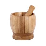 Agitatore per alimenti in bambù per aglio da cucina senza coperchio (medio)