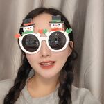 Fermaglio per capelli natalizio personalizzato con occhiali strani di Natale da 2 pezzi, colore: guanto da cavaliere cappello pupazzo di neve