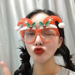 2 fermagli per capelli natalizi personalizzati con occhiali natalizi strani, colore: cappello natalizio a doppia curvatura