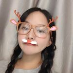 2 pezzi di fermagli per capelli natalizi personalizzati con occhiali strani di Natale, colore: orecchie glitterate di cervo marrone