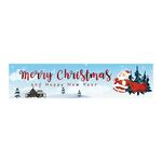 Forniture per decorazioni per feste con striscione per patio di Natale 50 x 250 cm (stile 29)