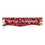 Forniture per decorazioni per feste con striscione per patio di Natale 50 x 250 cm (stile 02)