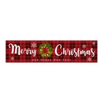 Forniture per decorazioni per feste per striscioni per patio di Natale 50 x 250 cm (stile 04)
