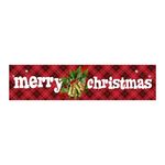 Forniture per decorazioni per feste con striscione per patio natalizio 50 x 250 cm (stile 05)