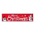 Forniture per decorazioni per feste con striscione per patio di Natale 50 x 250 cm (stile 11)