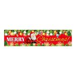 Forniture per decorazioni per feste con striscione per patio natalizio 50 x 250 cm (stile 17)
