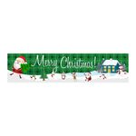 Forniture per decorazioni per feste con striscione per patio di Natale 50 x 250 cm (stile 22)