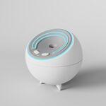 X-H05 Serbatoio d'acqua da 250 ml Umidificatore piccolo Spruzzatori plug-in USB con luce notturna (bianco)