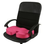 Cuscino in gel per ufficio Cuscino anti-emorroidi per glutei di bellezza (tessuto a rete rosa rossa)