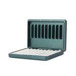 Per portasigarette antipolvere in lega di alluminio serie IQOS, capacità: 20 pezzi (verde)