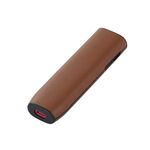 Per IQOS ILUMA ONE Custodia per sigaretta elettronica in pelle + TPU con cordino (marrone)