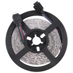 Smart Bluetooth APP Control Bare Board 2835 SMD RGB LED Rope Light, 60 LED/m, Lunghezza: 5m, 12V 2A 100-240V(US Plug)