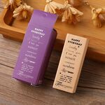 4 pezzi Fiori e piante in legno Timbro per ragazza Manuale di piante fresche Timbro decorativo fai-da-te (Benedizione inglese)