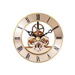 Orologio al quarzo trasparente in metallo Orologio con ingranaggi Accessori fai-da-te Movimento dorato da 86 mm