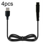 4 pcs USB 5 V Cavo di Alimentazione del Caricatore Per SID Rasoio SA7152 7250 7251 7253 7255 RS339
