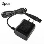 Adattatore per caricabatterie per rasoio da 2 pezzi HQ850 8V per PHILIPS HQ915 HQ916 HQ988 HQ909 S5077, spina americana