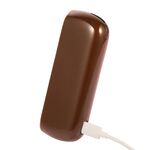 Per IQOS ILUMA TPU Custodia protettiva per sigaretta elettronica Scomparto di ricarica (caramello)