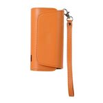 Per IQOS 3.0 / 3 DUO Borsa portasigarette elettronica portatile con cinturino da polso (arancione)
