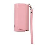 Per IQOS 3.0 / 3 DUO Borsa portasigarette elettronica portatile con cinturino da polso (rosa)