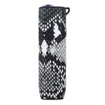 Per IQOS ILUMA ONE Custodia protettiva per sigaretta elettronica in TPU + PU con motivo a serpente con cordino (grigio bianco)
