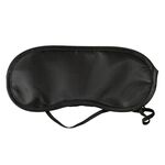 Maschera di protezione per gli occhi monouso in poliestere traspirante tinta unita (nera)